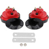 2 PCS Universal 12V 100-125DB Loud Dual-tone Electric Snail Air Horn