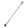 10inch Stainless Steel Swizzle Stick Cocktail Drink Stirrer Spoon and Fork