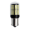 2Pcs White 1156 BA15S Super Bright 144SMD 3014 Chipsets P21W LED Bulbs for Wedge