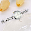 DS038 Women Small Alloy Bracelet Wrist Watch with Diamonds