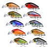 10PCS Topwater Wobbler Mini Fishing Lure 4G Artificial Painted Hard Crank Bait