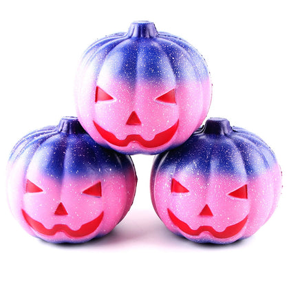 12CM Night Star Pumpkin Soft Slow Rising Toy Made By Enviromental PU Material