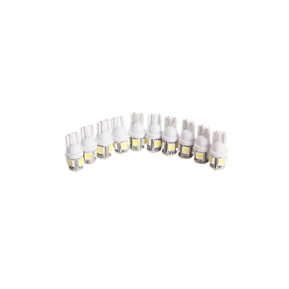 10PCS T10 W5W 159 194 LED Bulb 2.5W 6500K LED Car LED Width Lamp LED Side Marker T10 LED Reading Light LED Plate Lamp