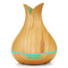 Remote Control 400ML Essential Oil Diffuser Wood Grain Aromatherapy Humidifier