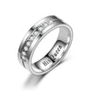 Titanium Steel Her King His Queen Fashion Couple Ring