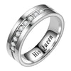 Titanium Steel Her King His Queen Fashion Couple Ring