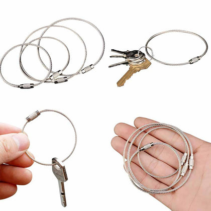 10PCS Outdoor Camping EDC Stainless Steel Wire Rope