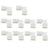 10Pcs 4pin 10mm L Shape Solderless Connector for LED 5050 RGB Strip Light