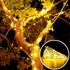 10M 100-LED Silver Wire Strip Light USB Power Supply Fairy Lights Garlands Christmas Holiday Wedding Party 1PC