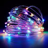 10M 100-LED Silver Wire Strip Light USB Power Supply Fairy Lights Garlands Christmas Holiday Wedding Party 1PC