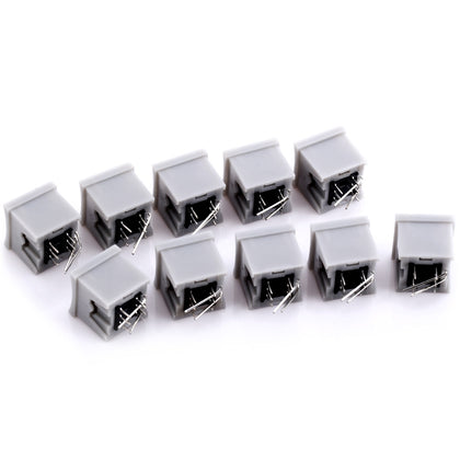 10Pcs Practical DIY DC 30V 0.1A Non - Locking Push Button Switch Set