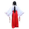 Stylish V-Neck Long Sleeve  Blouse + Bowknot Loose-Fitting Pants Women's Cosplay Costume