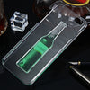 3D Liquid Flow Cocktail Bottle Style Anti-slip Back Cover Case with Transparent Frame for iPhone 6 Plus 6S Plus 5.5 inches