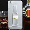 3D Liquid Flow Cocktail Bottle Style Anti-slip Back Cover Case with Transparent Frame for iPhone 6 Plus 6S Plus 5.5 inches