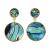 Gemstone Round Shape Earrings