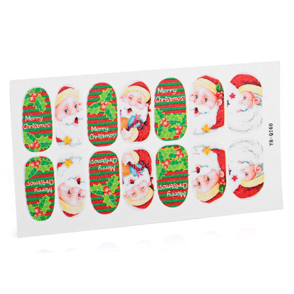 12 Color 3D Stereo Christmas Manicure Jewelry Decal Nail Sticker