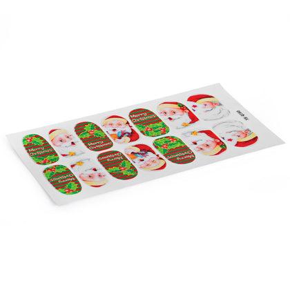 12 Color 3D Stereo Christmas Manicure Jewelry Decal Nail Sticker