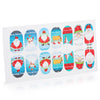 12 Color 3D Stereo Christmas Manicure Jewelry Decal Nail Sticker