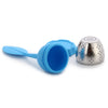 Silicone Handle Leaf Tea Infuser Steel Ball Strainer with Drip Tray