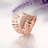 R789-B Nickle Free Antiallergic New Fashion Jewelry 18K Gold Plated Ring