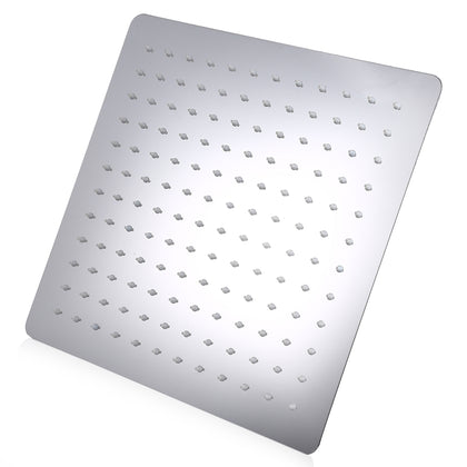 12 inch High Pressure Ultra Thin 201 Stainless Steel Square Rain Shower Head