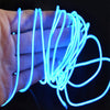 YouOkLight 3W 5V 3M Flexible Red / Green / Blue Neon EL Wire Light Dance Party Decor Light  Batteries not Included 4pcs