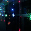 BRELONG 48LED Snowflake curtain light string Holiday decorations lantern  EU