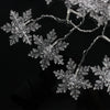 BRELONG 48LED Snowflake curtain light string Holiday decorations lantern  EU