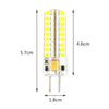 GY6.35 LED Bulbs 5W Bi-pin Base AC/DC 12V 2700-3000K Warm White Dimmable