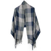 Trendy Wool Warm Plaid Thickening Women Shawl