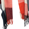 Trendy Wool Warm Plaid Thickening Women Shawl