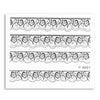 10pcs Fashion 3D DIY Black Decal Nail Art Decoration Sticker