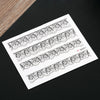 10pcs Fashion 3D DIY Black Decal Nail Art Decoration Sticker