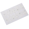 10pcs Charming Diamond Decorations Stylish White Lace Nail Stickers