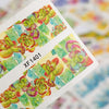 10pcs Flower Nail Decals Art Water Transfer Stickers Nail DIY Decoration