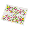 10pcs Flower Nail Decals Art Water Transfer Stickers Nail DIY Decoration