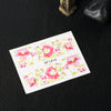 10pcs Flower Nail Decals Art Water Transfer Stickers Nail DIY Decoration