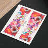 10pcs Flower Nail Decals Art Water Transfer Stickers Nail DIY Decoration