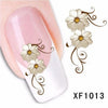 10pcs Fashion DIY Different Patterns Nail Art Decoration Sticker