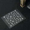 10pcs Snowflake Design Nail Sticker Manicure Decor Tools