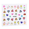 10pcs Emulational Nail Art Decal Sets Ultrathin Nail Sticker