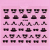 10pcs Stylish Ladies Women 3D Art Stickers Nail Stick Manicure Water Decal