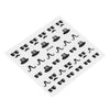 10pcs Stylish Ladies Women 3D Art Stickers Nail Stick Manicure Water Decal