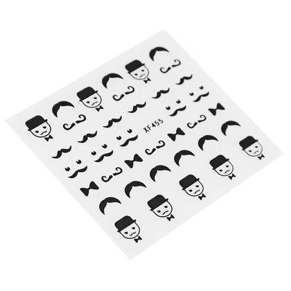 10pcs Stylish Ladies Women 3D Art Stickers Nail Stick Manicure Water Decal