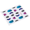 10pcs Stylish Art Tips Feather Water Transfers Nail Sticker for Ladies