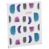 10pcs Stylish Art Tips Feather Water Transfers Nail Sticker for Ladies