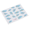 10pcs Stylish Art Tips Feather Water Transfers Nail Sticker for Ladies