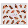 10pcs Stylish Art Tips Feather Water Transfers Nail Sticker for Ladies