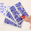 10pcs Flower Nail Decals Art Water Transfer Stickers Nail DIY Decoration