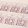 10pcs Stylish Art Tips Feather Water Transfers Nail Sticker for Ladies